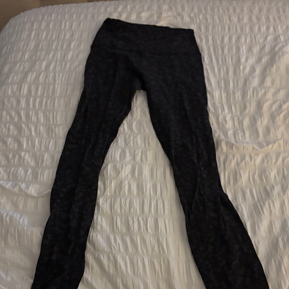 Lululemon Black Patterned Leggings
